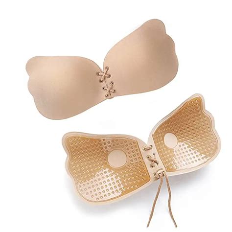 Magic Wing Strapless Bra Silicone Push Up Strapless Backless Self