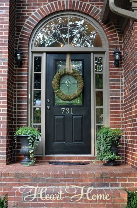 Tudor Arched Front Door All Things Heart And Home Brick House Front
