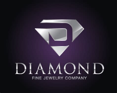 Vector set of jewelery logos, diamond illustration, crystal icons, wedding rings logo. Diamond Fine Jewelry Company Designed by Studio709 ...