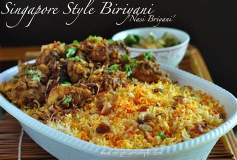Nasi Briyani Singapore And Malaysia Style Biryani Rice