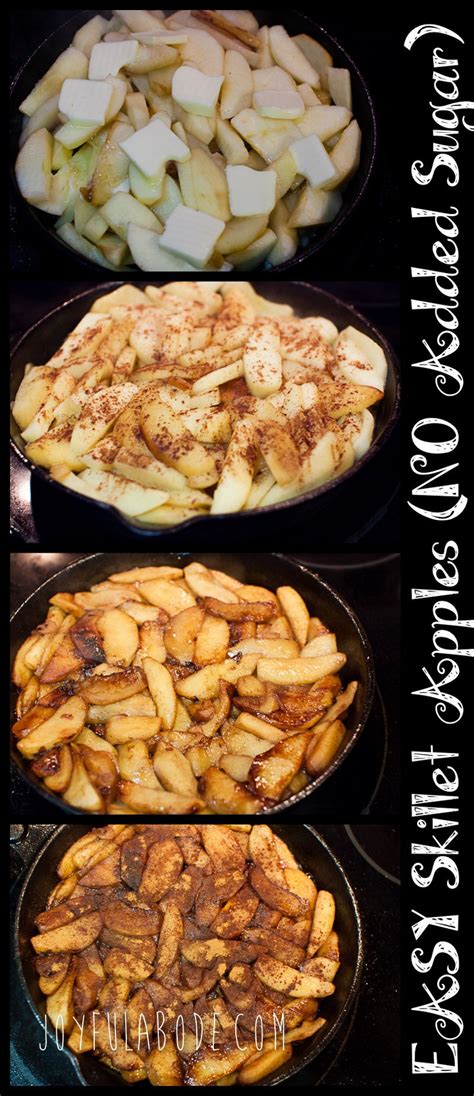 Quick And Easy Desserts Skillet Fried Apples Recipe No