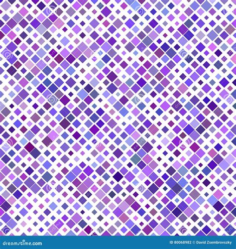 Purple Square Pattern Background Stock Vector Illustration Of Decor