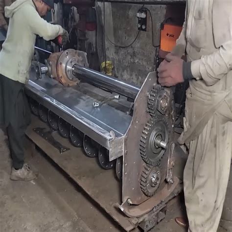 Manufacturing Process Of Heavy Modern Tractor Rotavator Rotavator