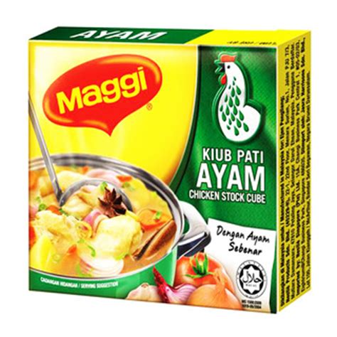 For maggi chicken stock cubes 24 pack x 2 tablets amzn.to/2ie9qqf for chicken broth powder.pink cookware: Maggi Chicken Stock Cubes 60G | FairPrice