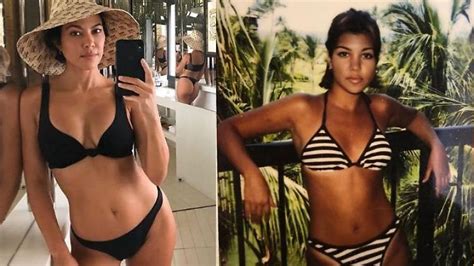 Khloe kardashian reacted to the 'bullying' she has faced over her appearance in a candid instagram message. Bikini-Babe damals wie heute: Kourtney Kardashian macht ...