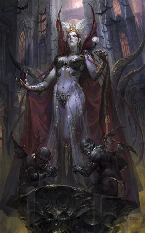 Resultado De Imagen Para Vampire Queen Fantasy Art Dark Fantasy Art