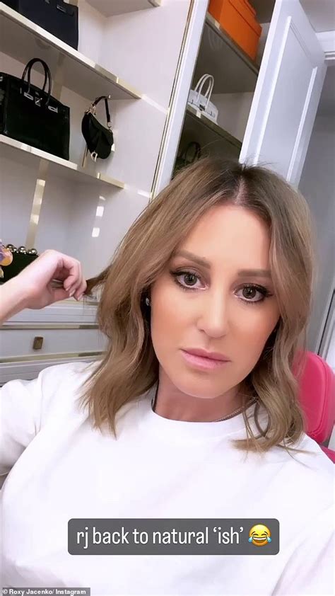 Roxy Jacenko Doesnt Look Like This Anymore Pr Maven Ditches Blonde Locks And Trends Now