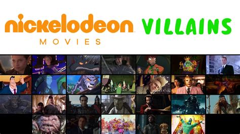 Nickelodeon Movies Villains Ver2 By Justsomepainter11 On Deviantart
