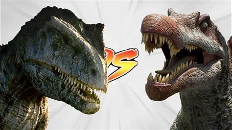 Spinosaurus Vs Giganotosaurus Dominion Variant Youtube