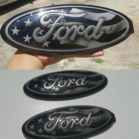 Another Set Of 9 Custom Painted Ford Oval Emblems For Jason