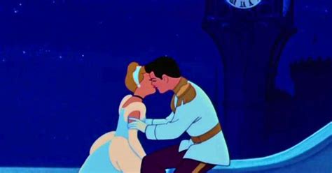 Cinderella And Prince Charming Kiss At Midnight Disney Pinterest
