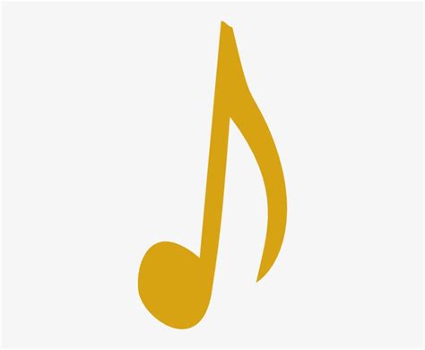 Music Notes Clipart Golden Gold Music Note Png Transparent Png