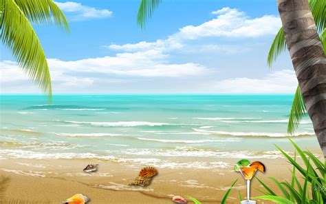 🔥 download vector tropical beach wallpaper hd background gallery by kroach tropical beach hd