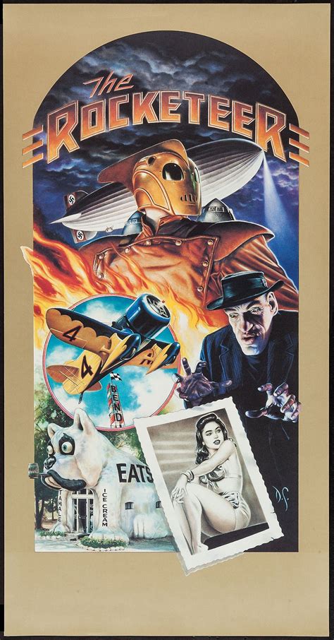 The Rocketeer Print By Dave Stevens 1991 Classic Son Comic Books