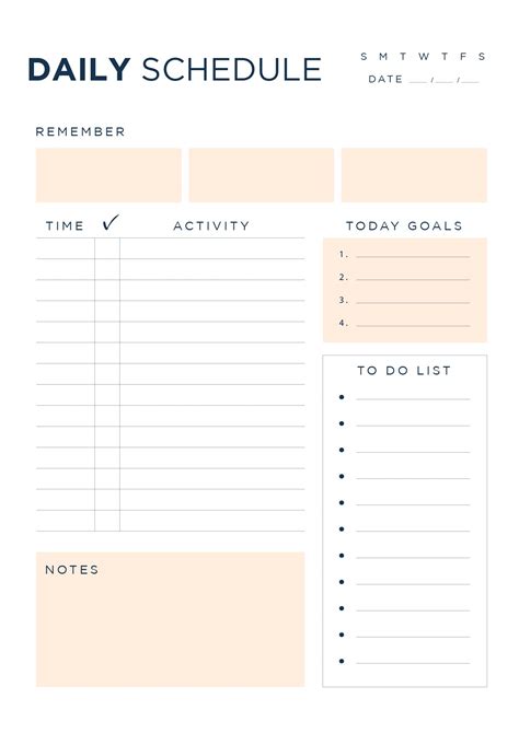 10 Best Printable Daily Blank Calendar Template Pdf For Free At Printablee