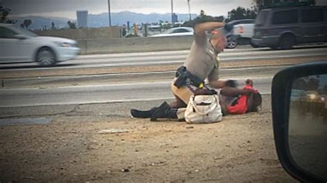 Call For Federal Probe After California Cop Seen Hitting Woman