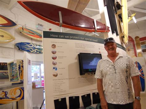 Iconic Australian Shaper Kevin Cross Visits Museum Of British Surfing