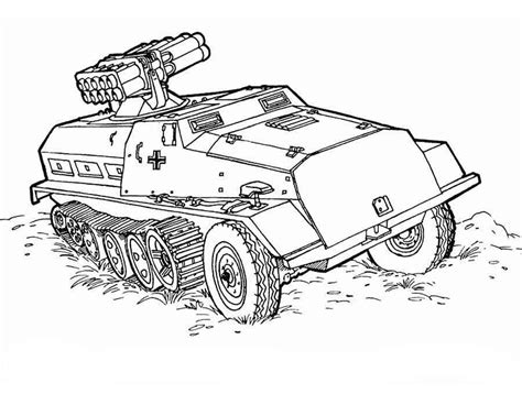 Military Vehicles Coloring Pages Warehouse Of Ideas