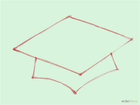 How To Draw A Graduation Cap 5 Steps With Pictures Wikihow