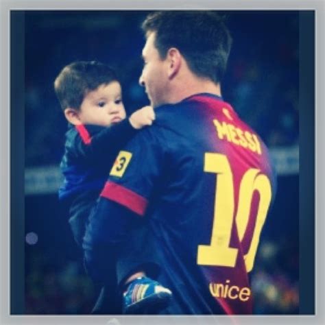 Foto Blog CulÉ Leo Messi Con Thiago Messi