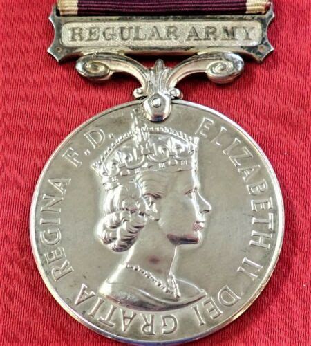 Post Ww2 British Army Long Service And Good Conduct Medal 24565024
