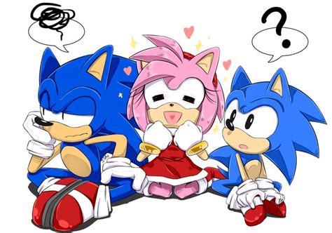 Sonamy Sonic The Hedgehog Sonic And Amy Sonic