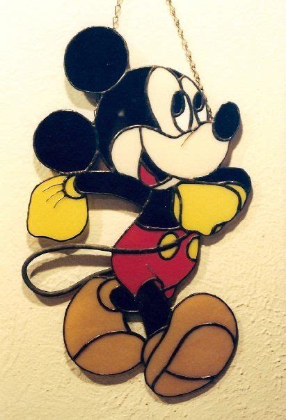 Mickey Mouse Stained Glass Disney Stained Glass Stained Glass