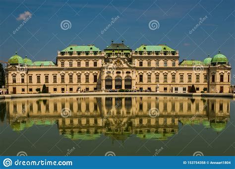 Vienna Austria A Baroque Palace Belvedere Is A Historic Building