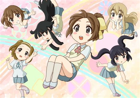 Akiyama Mio Chibi Group Hirasawa Ui Hirasawa Yui K On Kotobuki Tsumugi