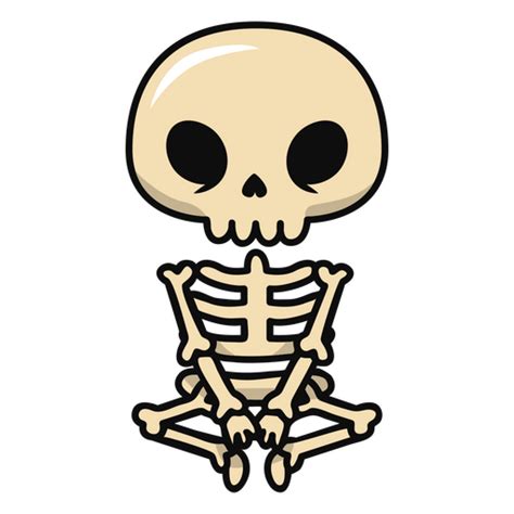 Cute Skeleton Cartoon Png And Svg Design For T