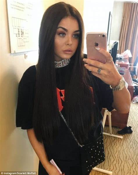 Scarlett Moffatt Shows Off Her Incredibly Plump Pout In Glam Selfie