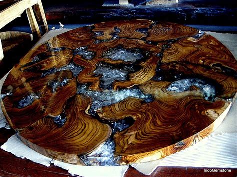 Its distinctive tabletop provides a stable and secure surface on which you can place your drinks, vases, fruit bowls or ornaments. EPOXY RESIN RECLAIMED TEAK WOOD COFFEE TABLE | Epoxy resin ...