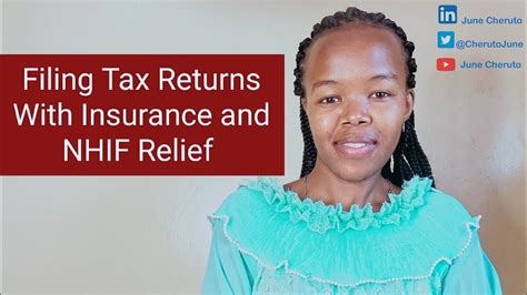 How To File Kra Returns With Nhif And Insurance Relief On Itax Tax