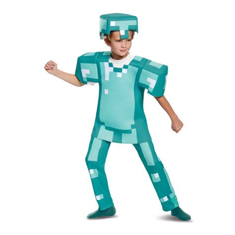 Disguise Boys Minecraft Armor Deluxe Costume Size 7 8