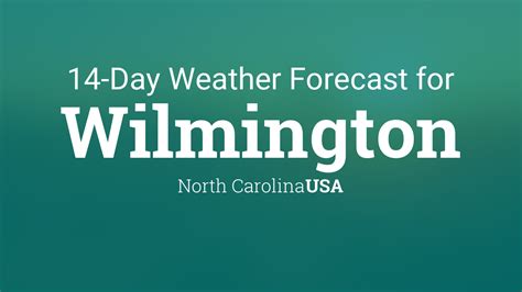 Wilmington, North Carolina, USA 14 day weather forecast
