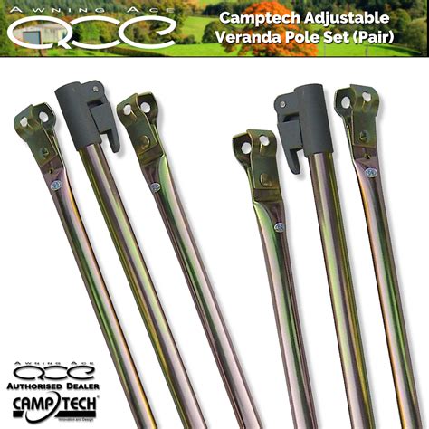 Camptech Steel Veranda Bars Poles For Full Awnings