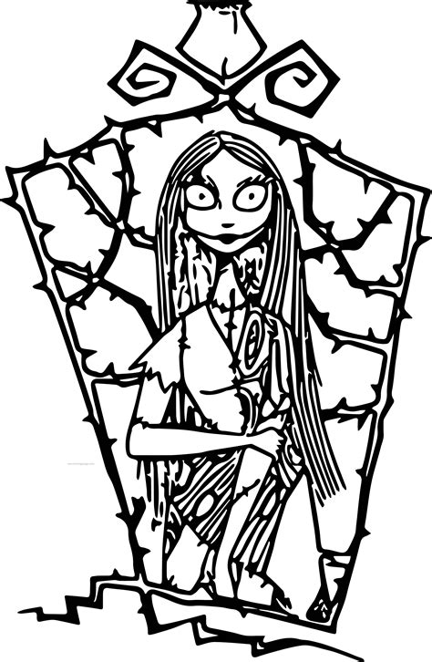 The Nightmare Before Christmas Coloring Pages | Nightmare before