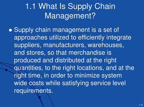 Ppt Chapter 1 Introduction To Supply Chain Management Cmb 8050