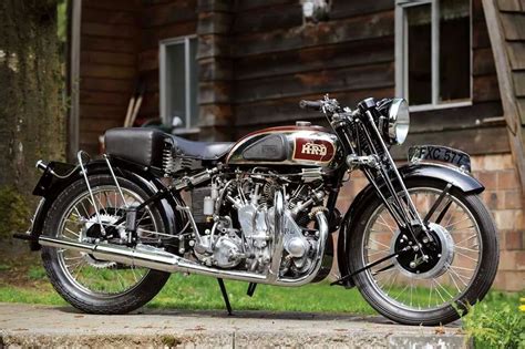 1937 Vincent Rapide Motorcycle Decor Custom Motorcycles Vincent