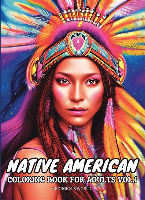 Native American Coloring Book For Women Vol1