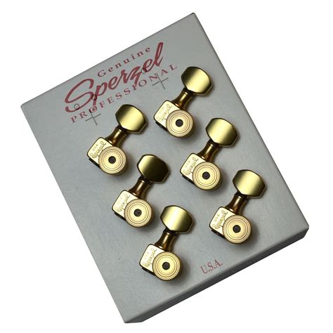 Genuine Sperzel Trim Lok Locking Machine Heads Tuners Satin Gold 6 I Northwest Guitars