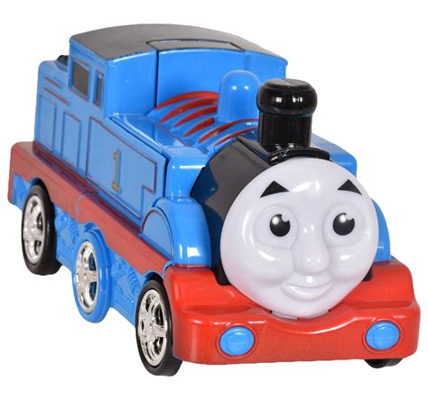 Transformer Robot Thomas Engine Toy Kids Bump N Go Train Flashing