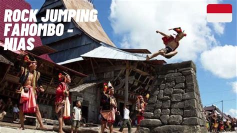 Fahombo Stone Jumping Tradition In Nias Youtube