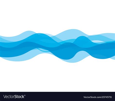Abstract Water Wave Design Background Royalty Free Vector