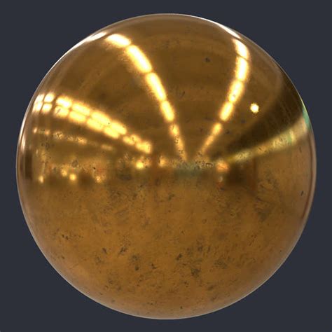 Dirty Gold Pbr Material S0111