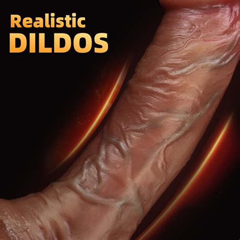 Realistic Dildo G Spot Stimulate Silicone Simulation Penis Huge Big
