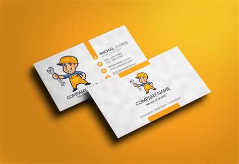 Carpenter Business Card Template