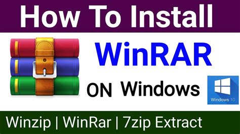 The greatest number of pc users believe that winrar archiver is the most functional and powerful. How To Install WinRAR For Windows 10 | WinRAR Download For ...