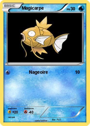 Pokémon Magicarpe 217 217 Nageoire Ma Carte Pokémon
