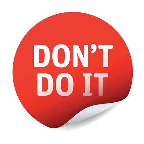 Best Dont Do It Illustrations Royalty Free Vector Graphics And Clip Art